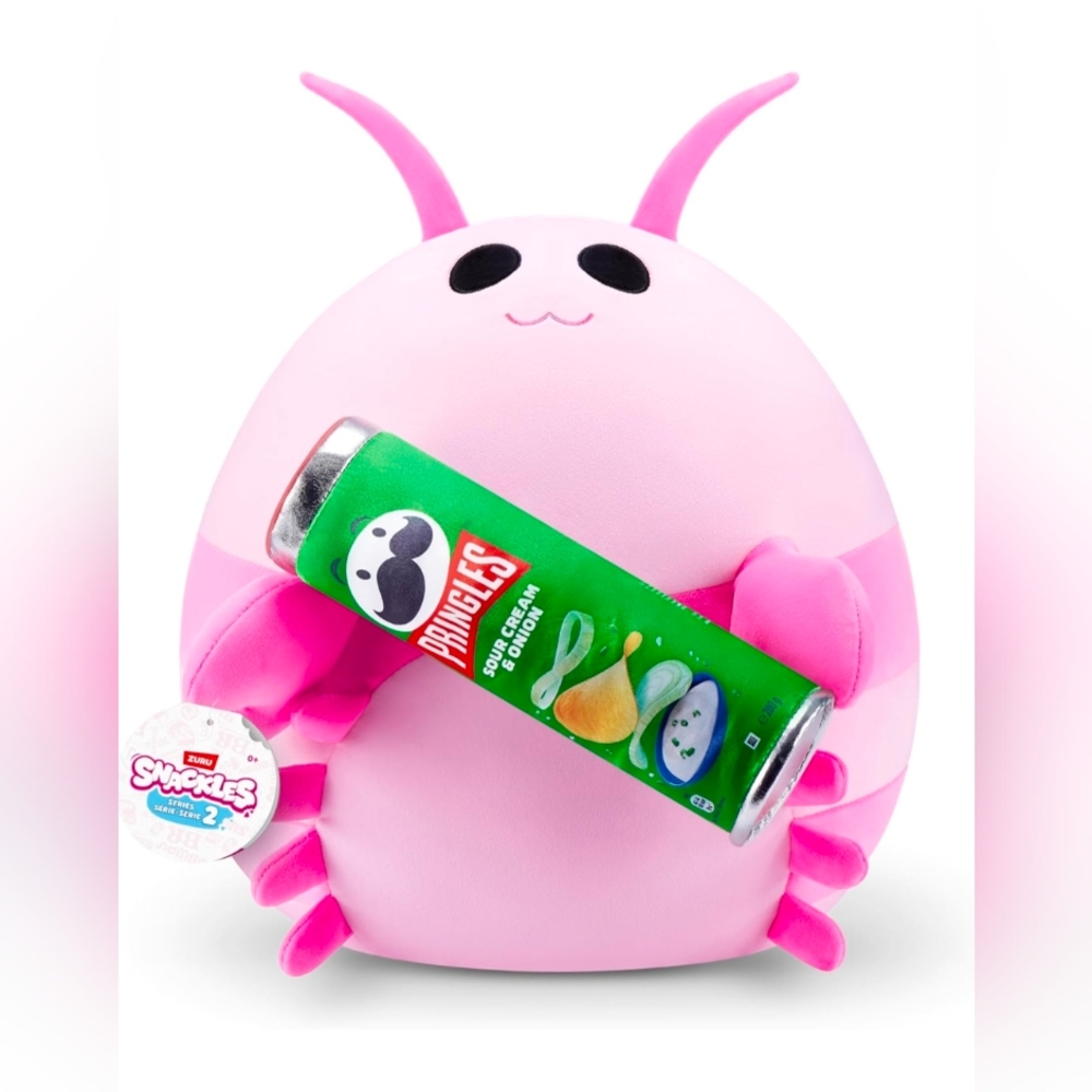 NEW Zuru‎ Snackles Series 2 Lily Shrimp With Pringles..16" Plushy